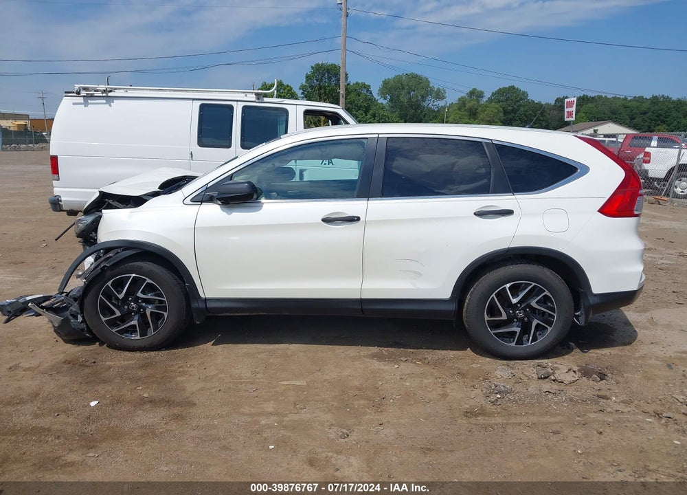 2016 HONDA CR-V SE VIN: 5J6RM4H46GL121046