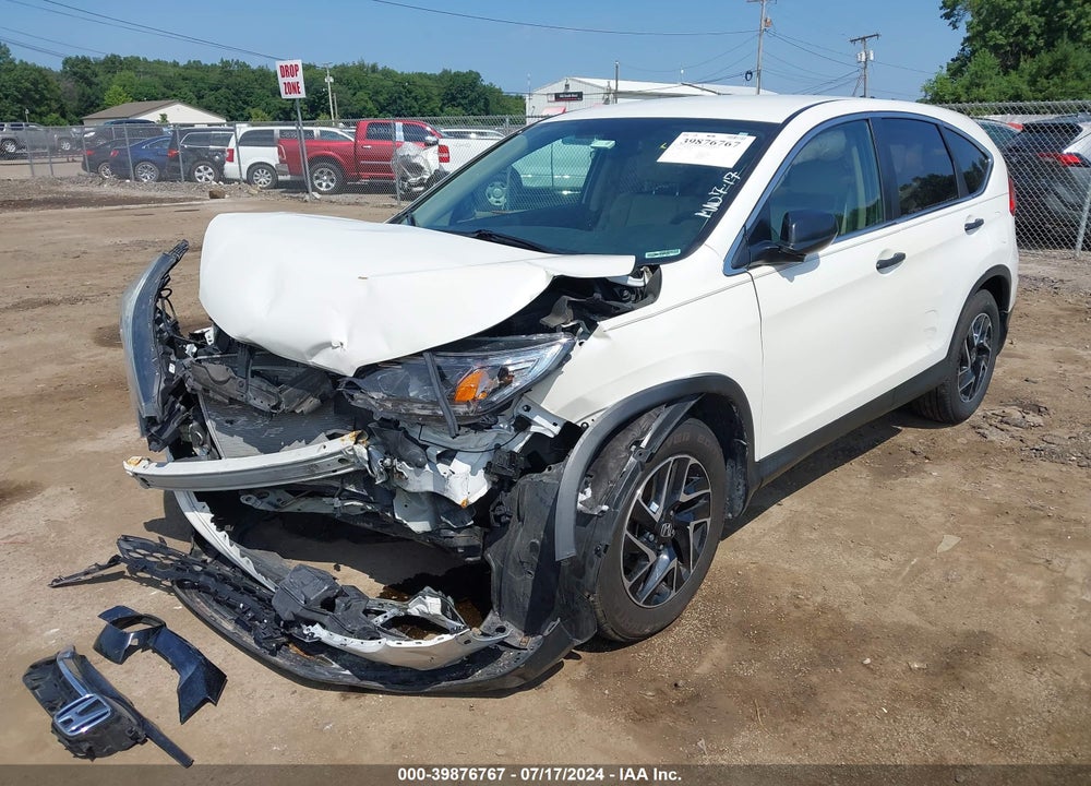 2016 HONDA CR-V SE VIN: 5J6RM4H46GL121046