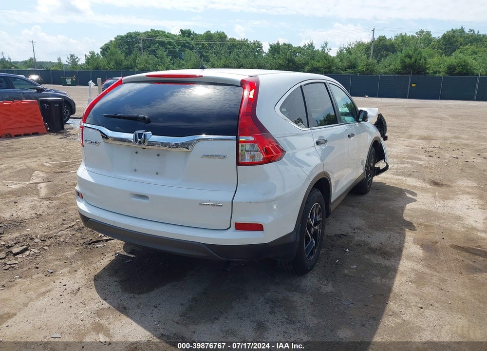 2016 HONDA CR-V SE VIN: 5J6RM4H46GL121046