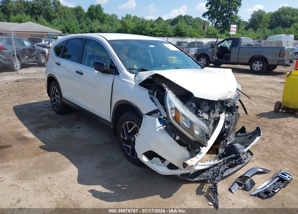 2016 HONDA CR-V SE VIN: 5J6RM4H46GL121046