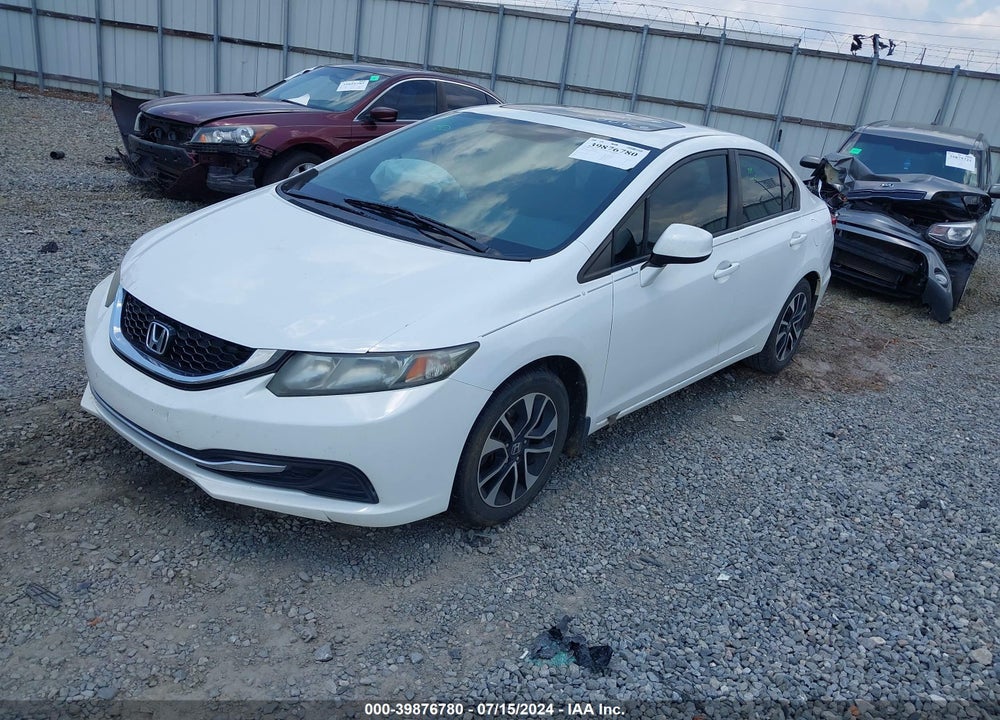2013 HONDA CIVIC EX VIN: 19XFB2F86DE049567