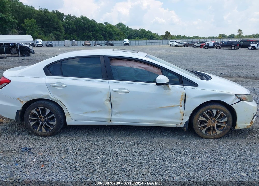 2013 HONDA CIVIC EX VIN: 19XFB2F86DE049567