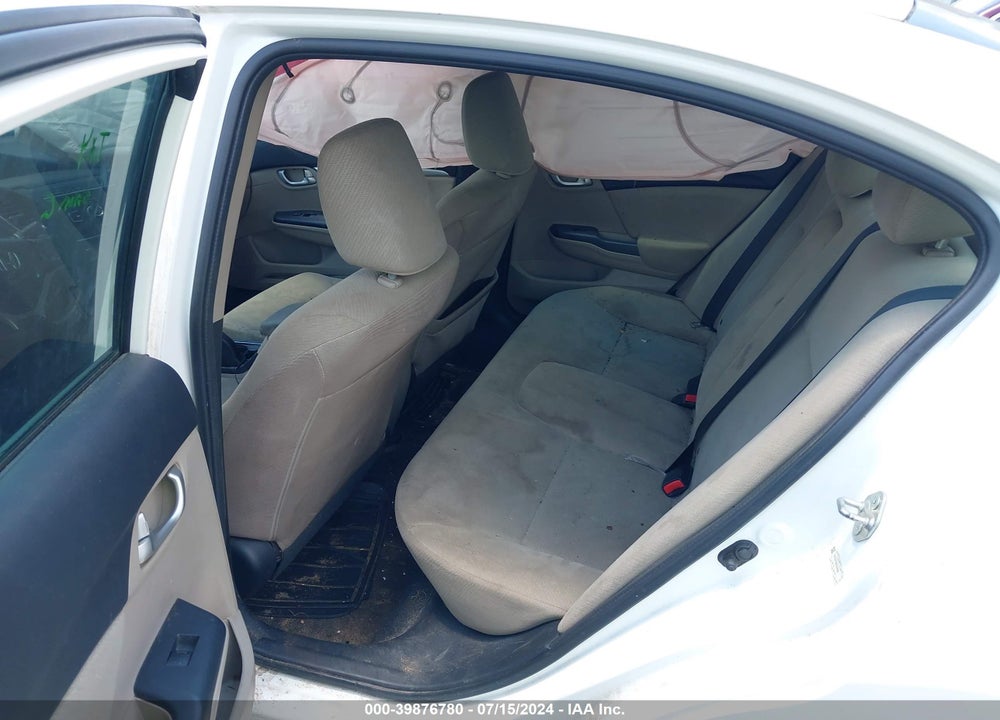 2013 HONDA CIVIC EX VIN: 19XFB2F86DE049567