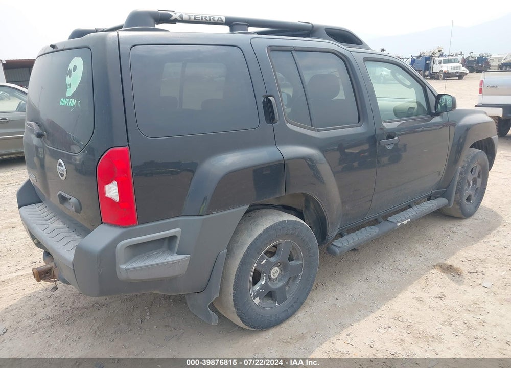 2007 NISSAN XTERRA S VIN: 5N1AN08W47C513884