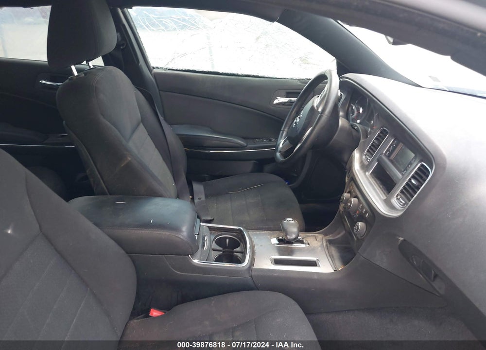 2012 DODGE CHARGER SE VIN: 2C3CDXBG6CH161378