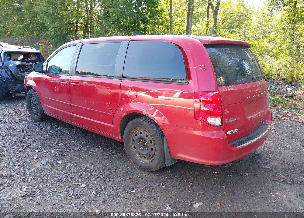 2013 DODGE GRAND CARAVAN SE VIN: 2C4RDGBG2DR795174