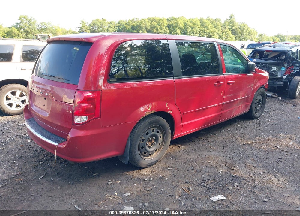 2013 DODGE GRAND CARAVAN SE VIN: 2C4RDGBG2DR795174