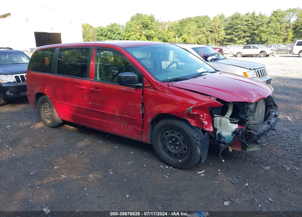 2013 DODGE GRAND CARAVAN SE VIN: 2C4RDGBG2DR795174