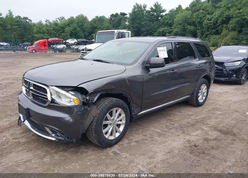 2014 DODGE DURANGO SXT VIN: 1C4RDJAG4EC332512
