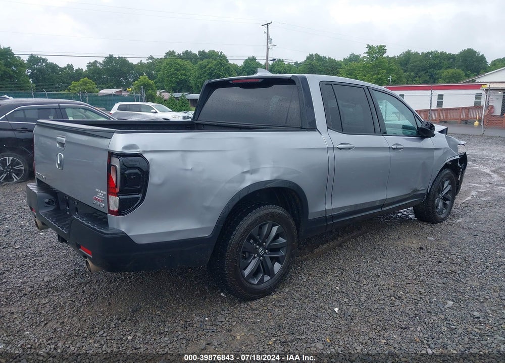 2021 HONDA RIDGELINE AWD SPORT VIN: 5FPYK3F10MB016762