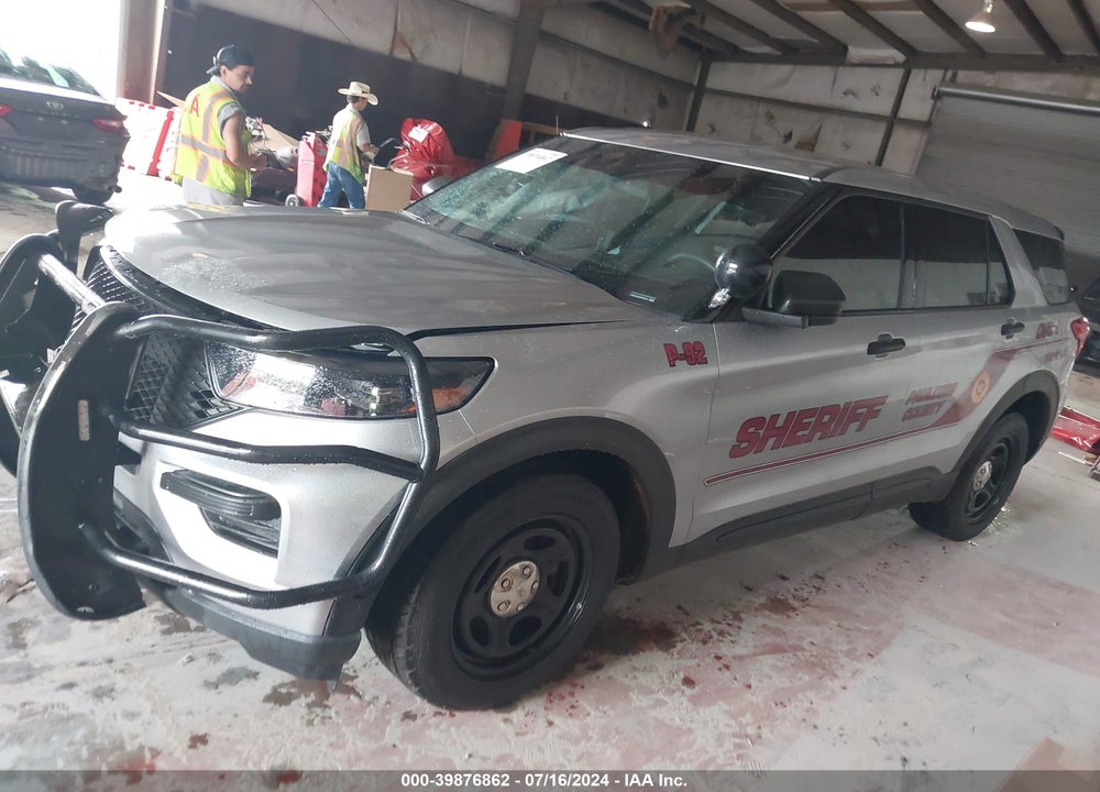 2021 FORD POLICE INTERCEPTOR UTILITY VIN: 1FM5K8AB0MGC31651