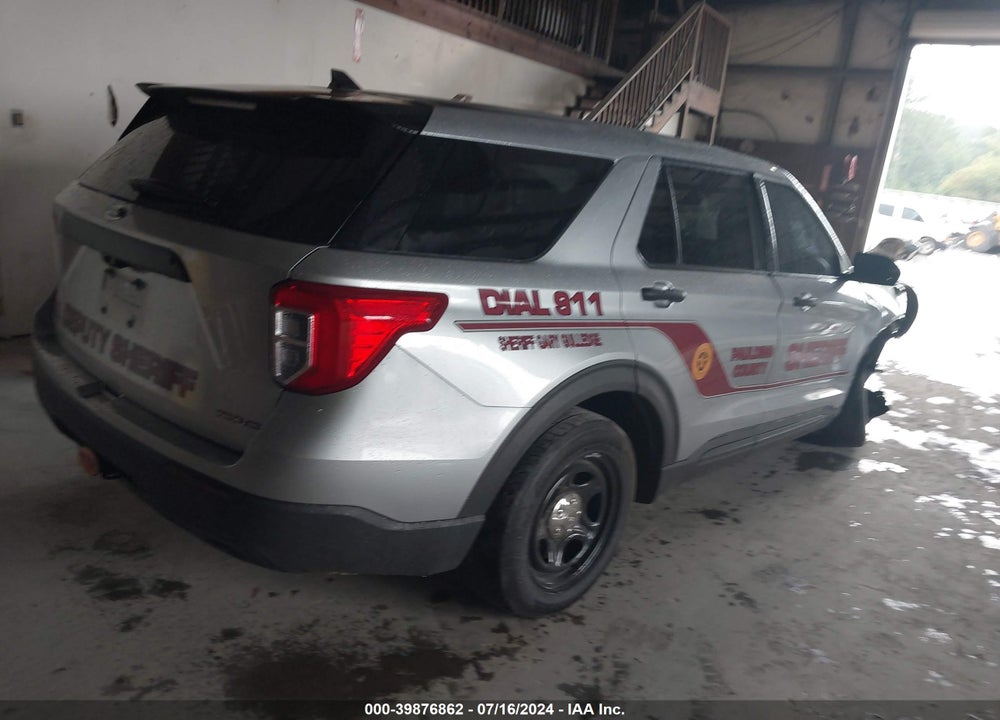 2021 FORD POLICE INTERCEPTOR UTILITY VIN: 1FM5K8AB0MGC31651