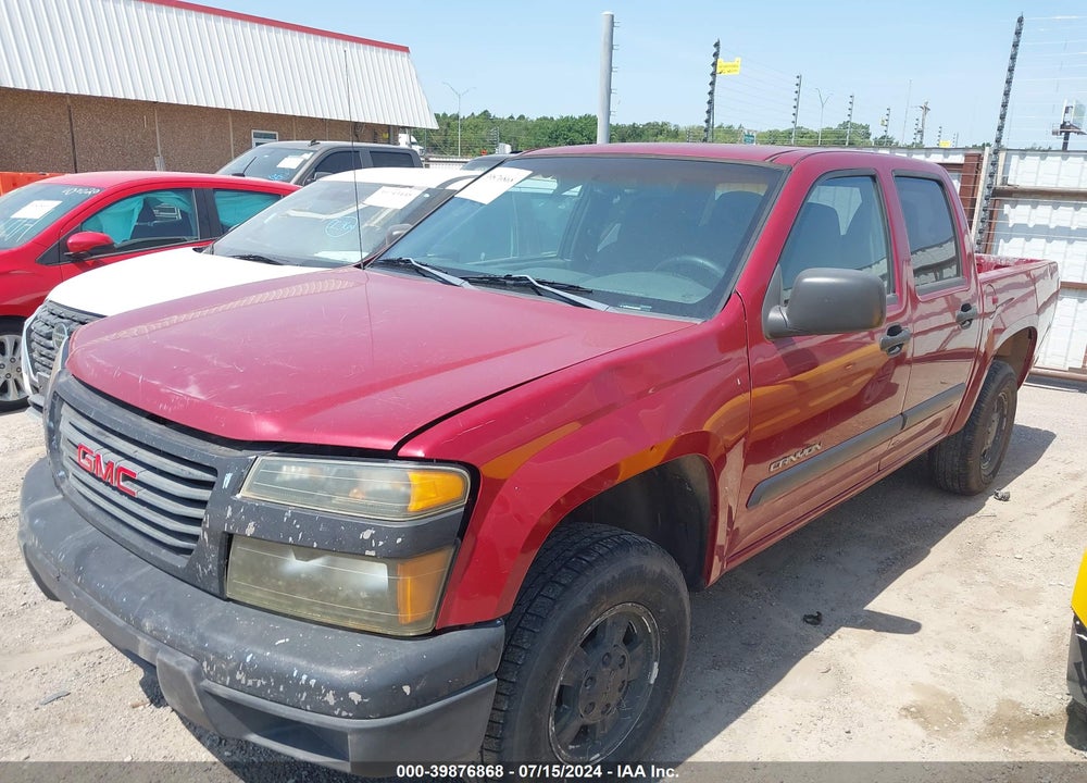 2005 GMC CANYON SLE VIN: 1GTCS138358224760