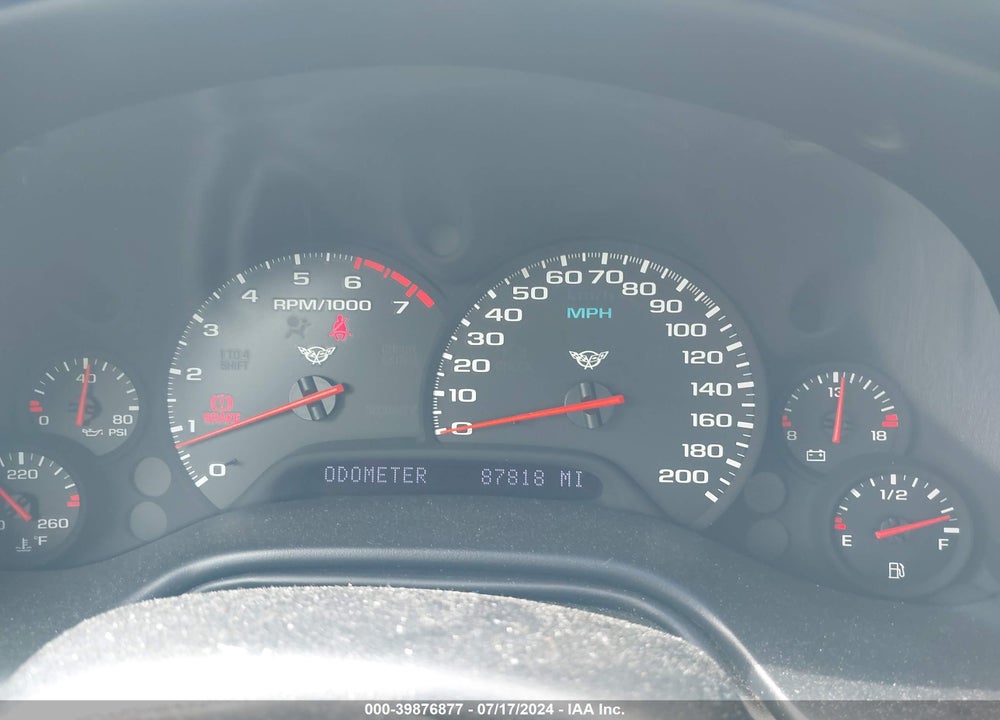 2000 CHEVROLET CORVETTE VIN: 1G1YY22G8Y5120332