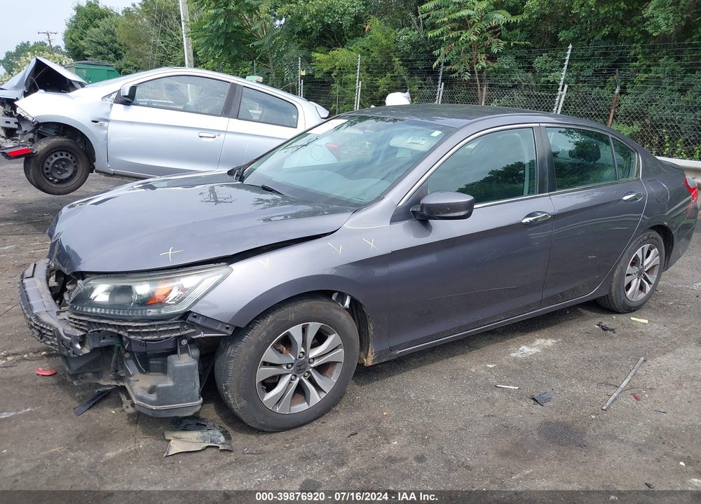 2015 HONDA ACCORD LX VIN: 1HGCR2F38FA207739