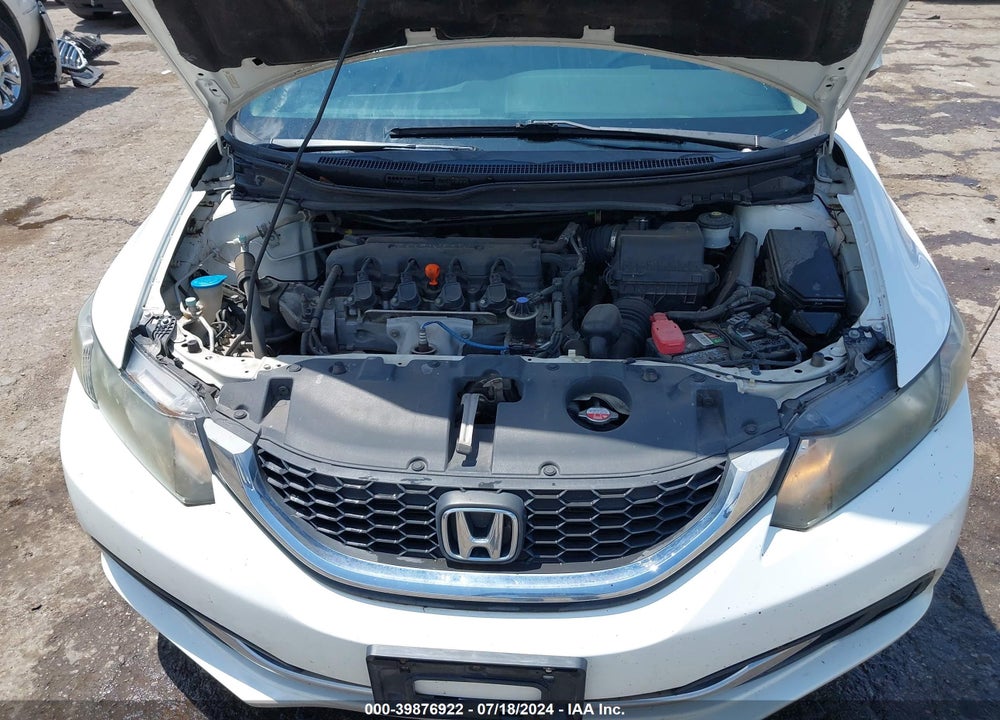2013 HONDA CIVIC LX VIN: 19XFB2F50DE044807