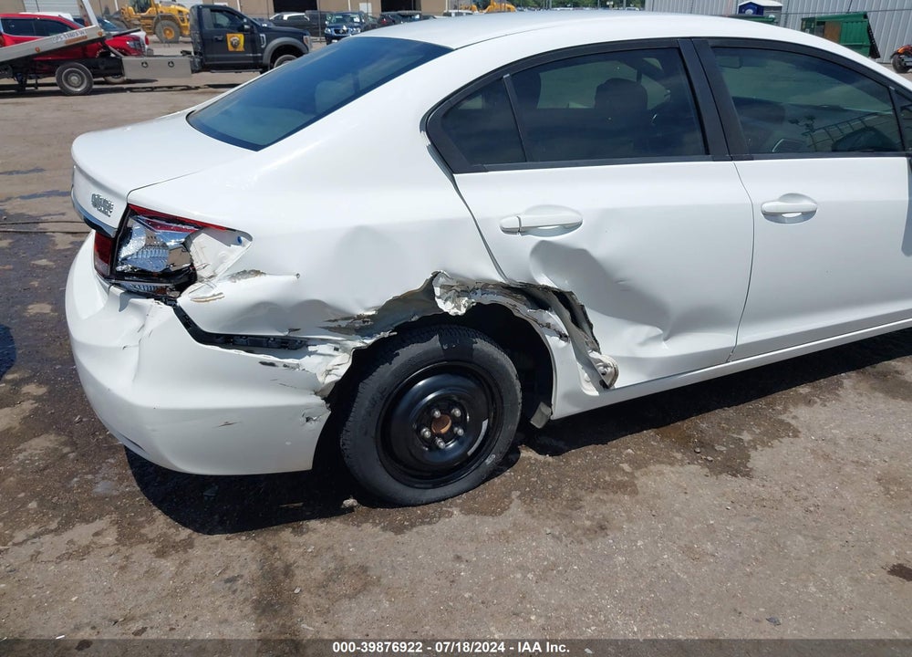 2013 HONDA CIVIC LX VIN: 19XFB2F50DE044807