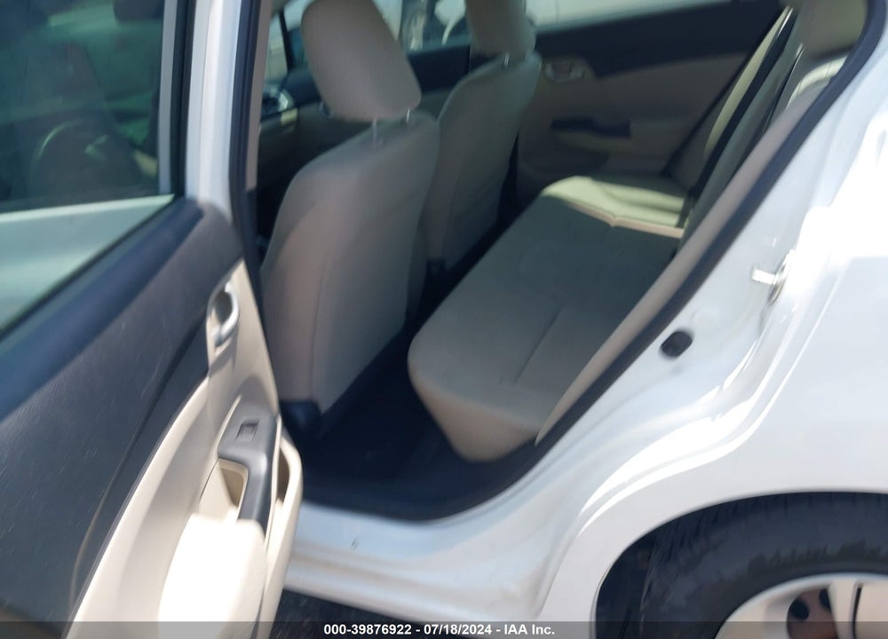 2013 HONDA CIVIC LX VIN: 19XFB2F50DE044807