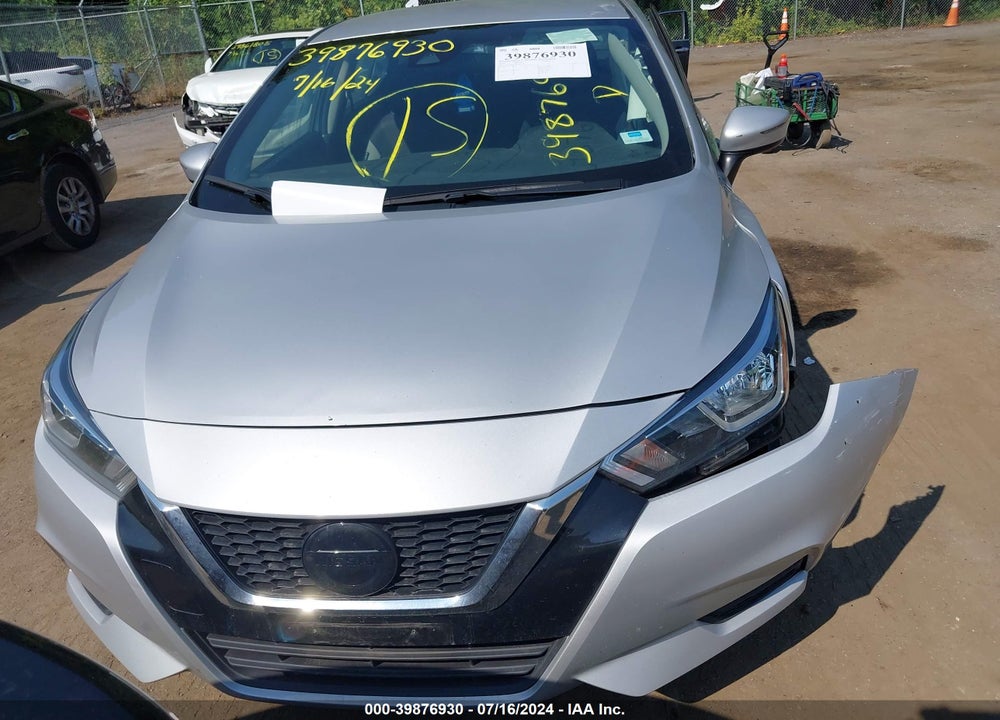 2020 NISSAN VERSA SV XTRONIC CVT VIN: 3N1CN8EV9LL807578