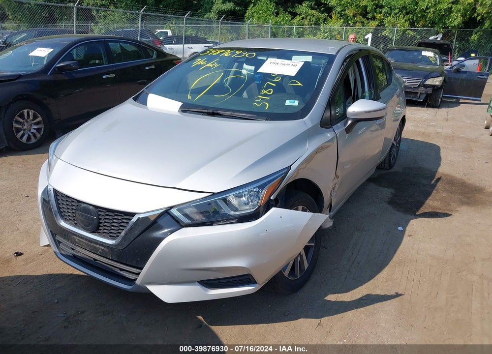 2020 NISSAN VERSA SV XTRONIC CVT VIN: 3N1CN8EV9LL807578