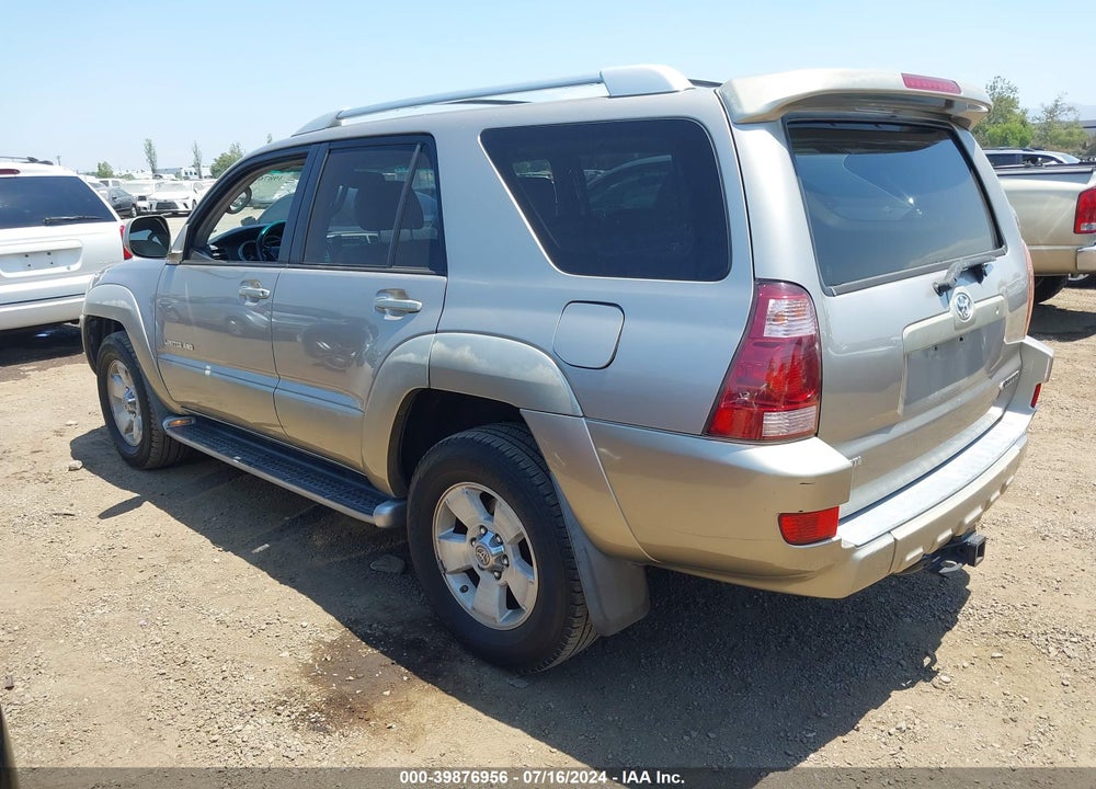 2004 TOYOTA 4RUNNER LIMITED V8 VIN: JTEBT17R340033165