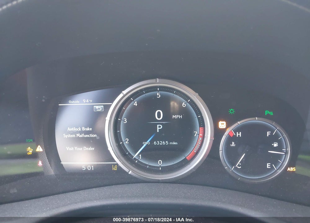 2018 LEXUS GS 350 F-SPORT VIN: JTHBZ1BL8JA016159