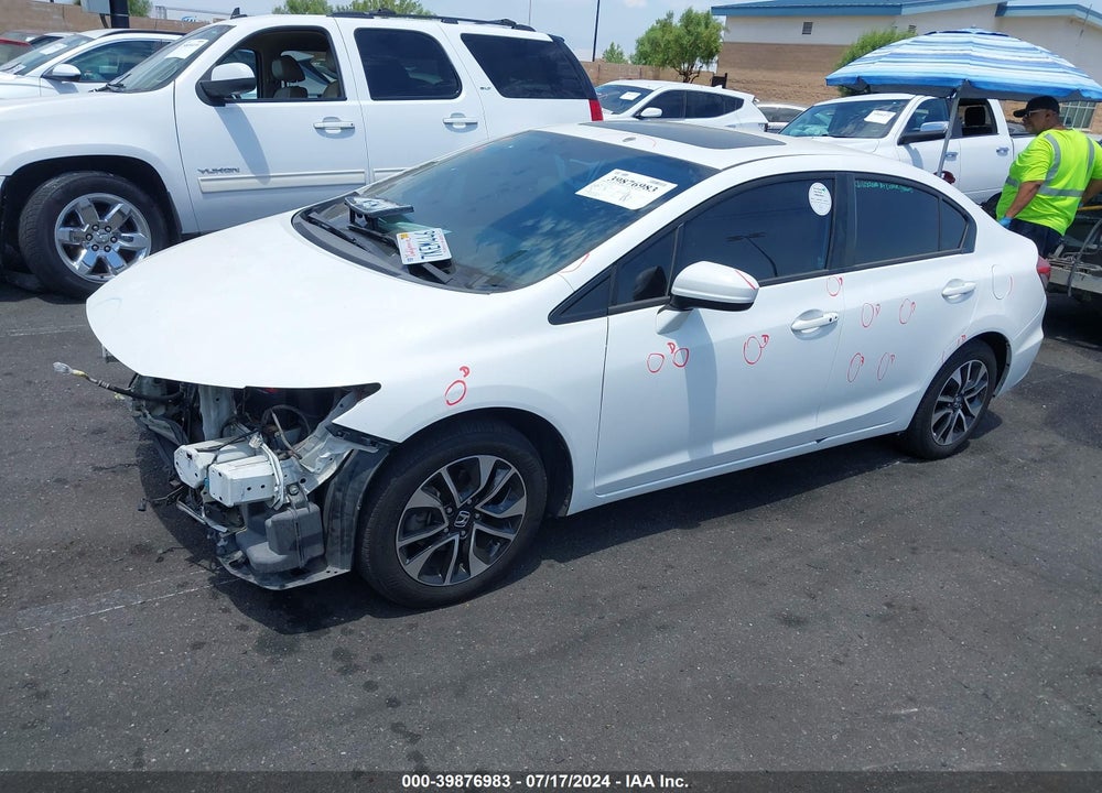 2015 HONDA CIVIC EX VIN: 19XFB2F8XFE213888