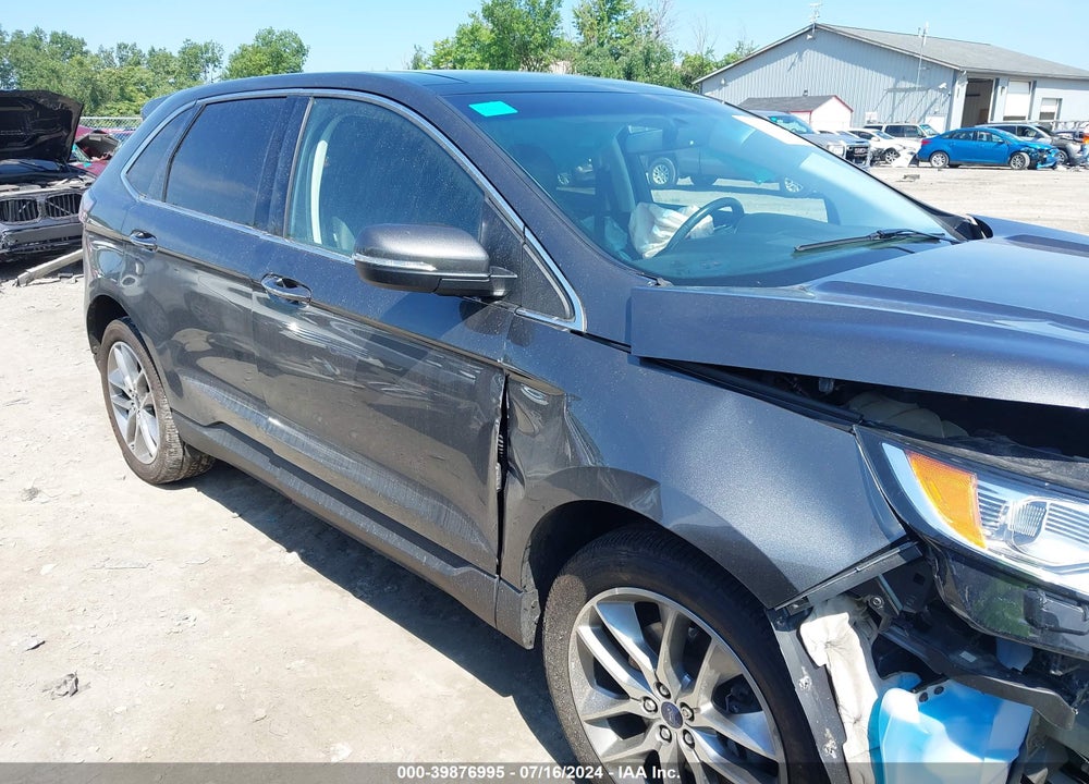 2017 FORD EDGE TITANIUM VIN: 2FMPK4K90HBC30266