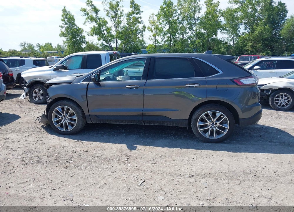 2017 FORD EDGE TITANIUM VIN: 2FMPK4K90HBC30266