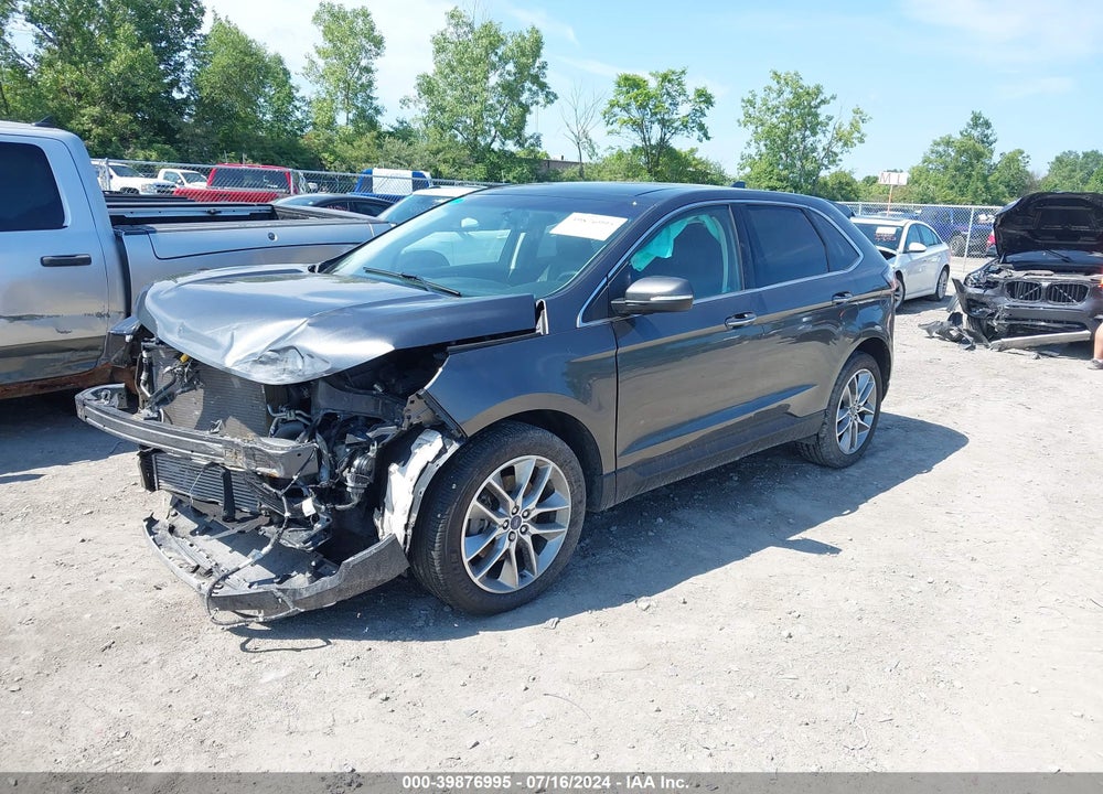2017 FORD EDGE TITANIUM VIN: 2FMPK4K90HBC30266