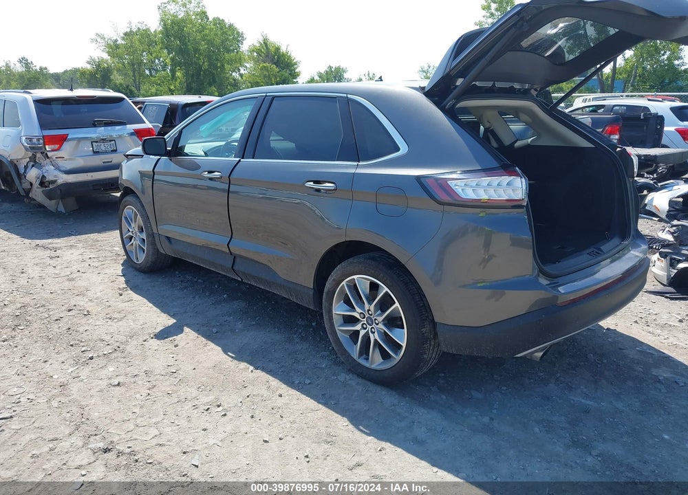 2017 FORD EDGE TITANIUM VIN: 2FMPK4K90HBC30266