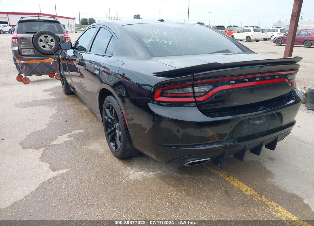 2018 DODGE CHARGER SXT RWD VIN: 2C3CDXBG8JH312766