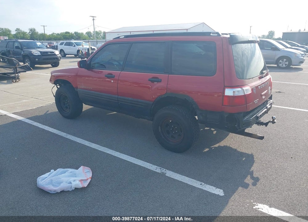 2002 SUBARU FORESTER S VIN: JF1SF65562G737198