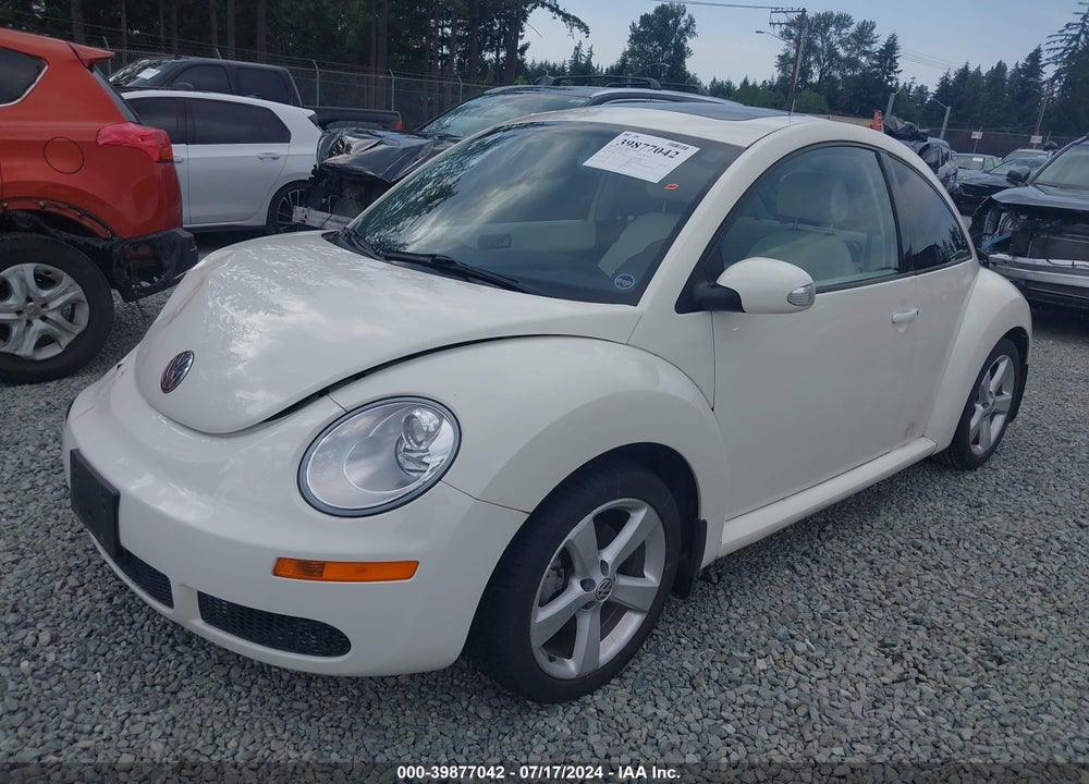 2008 VOLKSWAGEN NEW BEETLE BLACK TIE EDITION/TRIPLE WHITE VIN: 3VWFW31C18M512617
