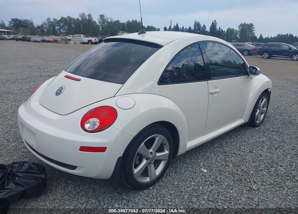2008 VOLKSWAGEN NEW BEETLE BLACK TIE EDITION/TRIPLE WHITE VIN: 3VWFW31C18M512617