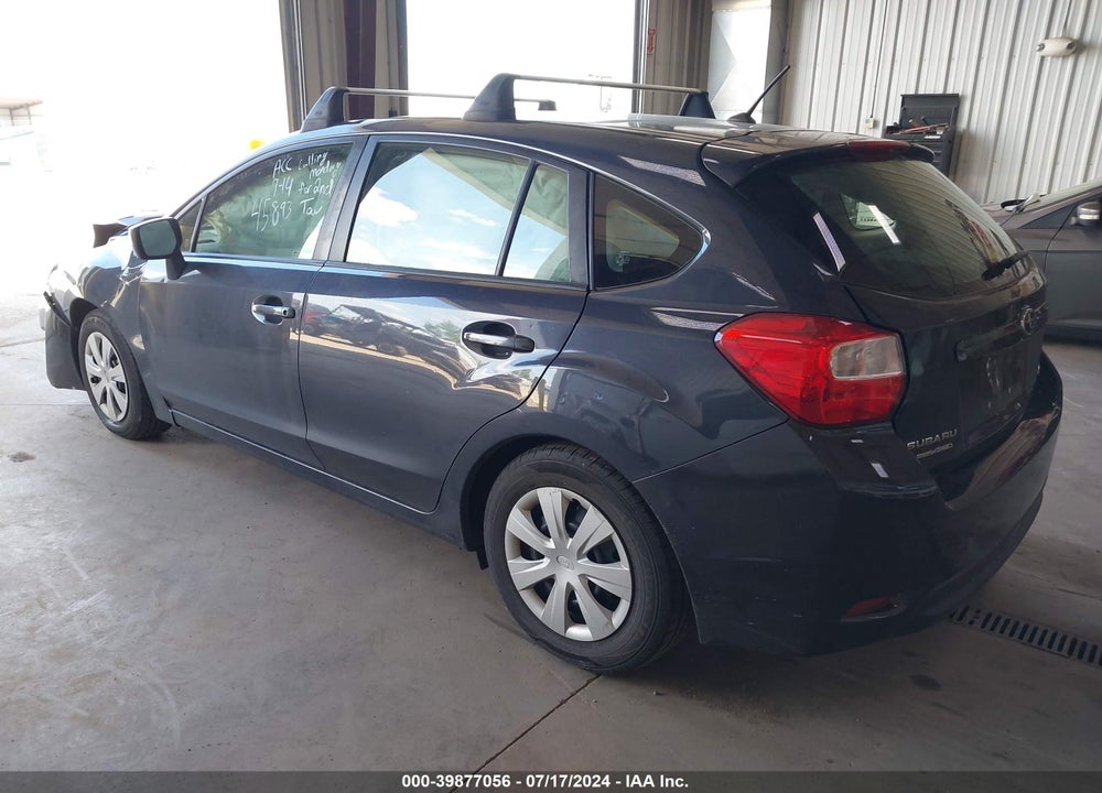 2015 SUBARU IMPREZA 2.0I VIN: JF1GPAA62F8297663