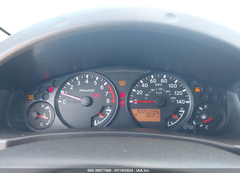 2007 NISSAN XTERRA X VIN: 5N1AN08U27C540726
