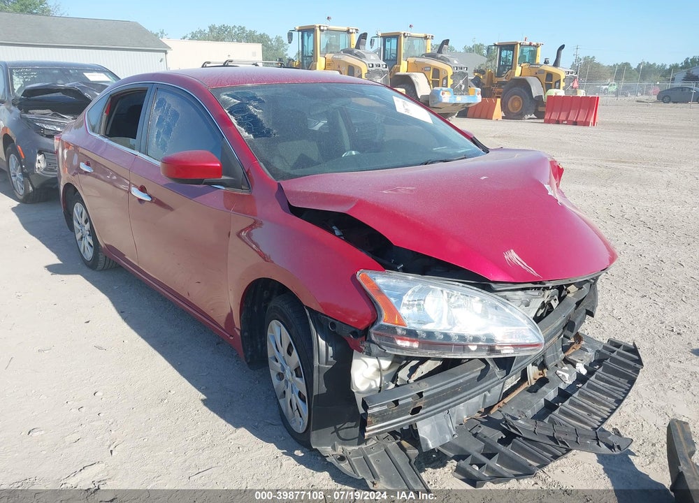 2014 NISSAN SENTRA FE+ S/FE+ SV/S/SL/SR/SV VIN: 3N1AB7AP7EL645289