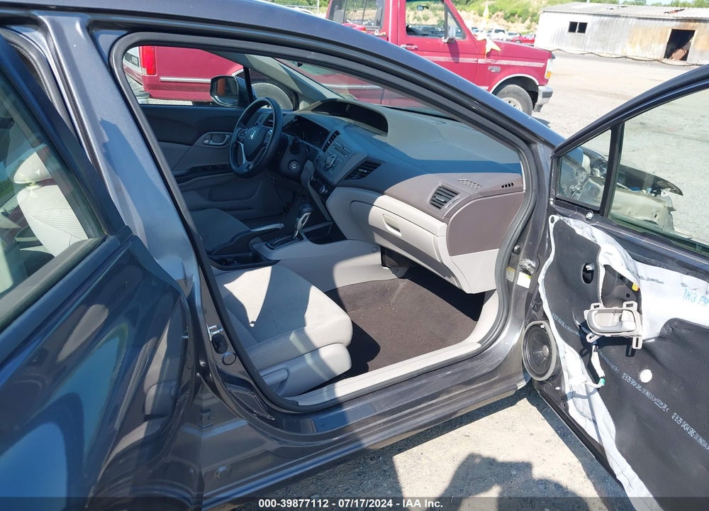 2012 HONDA CIVIC LX VIN: 2HGFB2F50CH572173