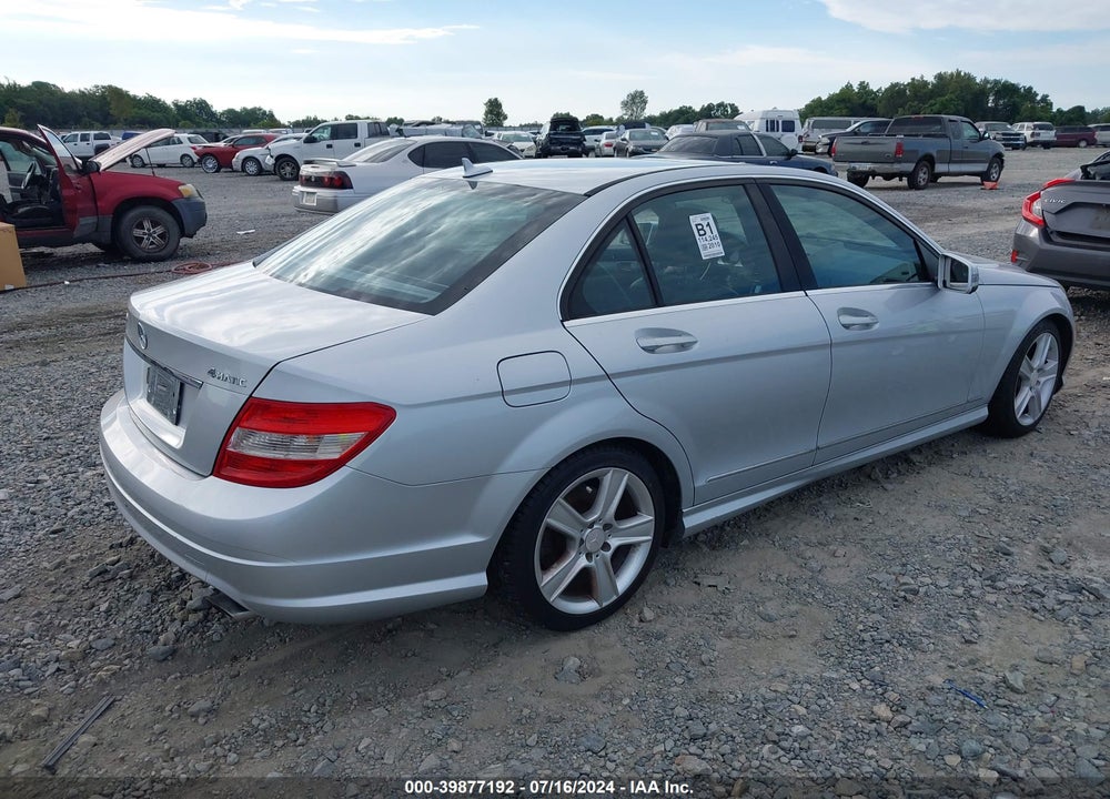 2010 MERCEDES-BENZ C 300 LUXURY 4MATIC/SPORT 4MATIC VIN: WDDGF8BB0AR092014