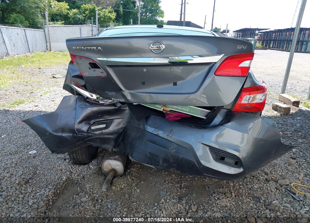 2018 NISSAN SENTRA SV VIN: 3N1AB7AP9JL657356