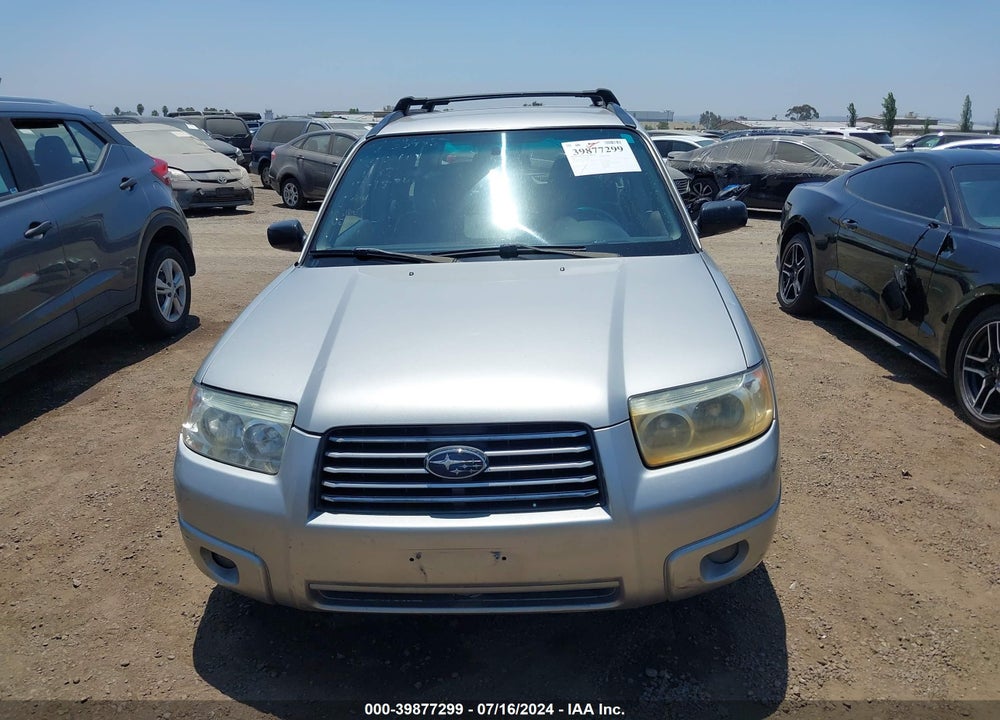 2006 SUBARU FORESTER 2.5X VIN: JF1SG63626H748613