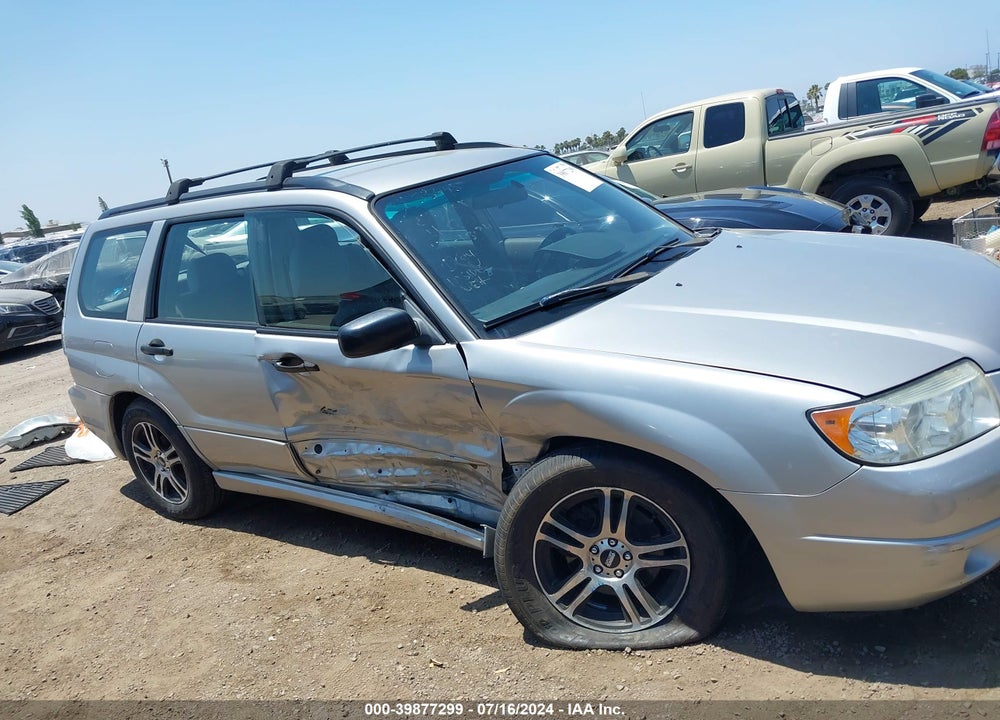 2006 SUBARU FORESTER 2.5X VIN: JF1SG63626H748613