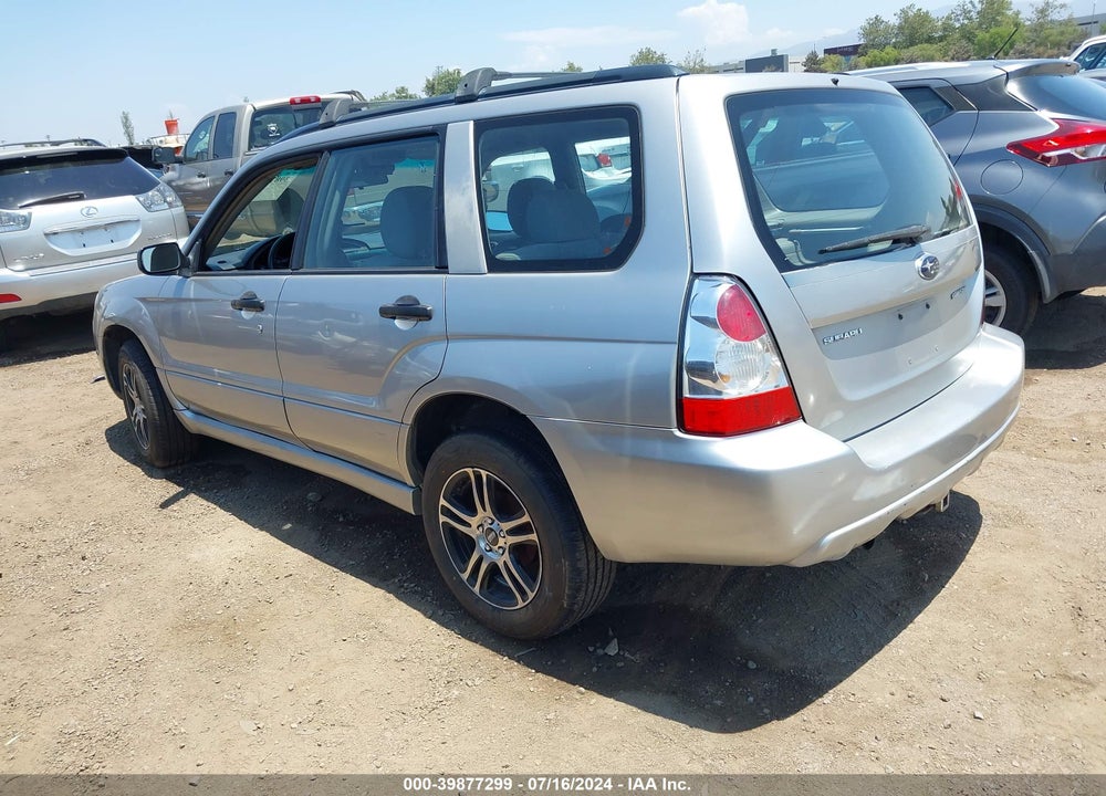 2006 SUBARU FORESTER 2.5X VIN: JF1SG63626H748613