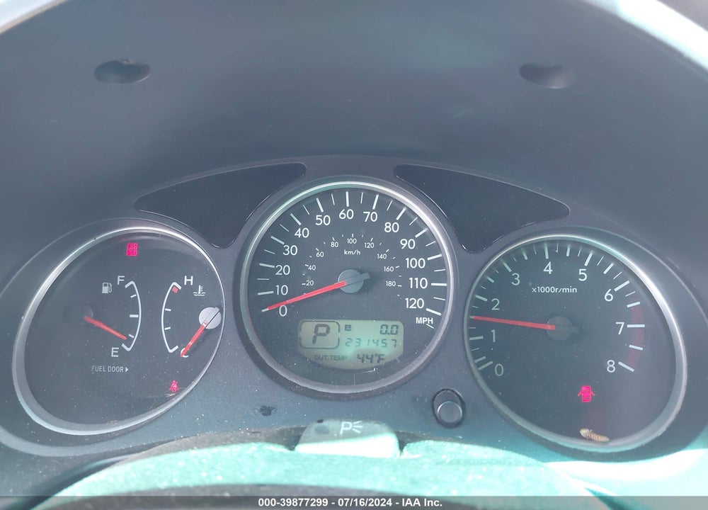 2006 SUBARU FORESTER 2.5X VIN: JF1SG63626H748613