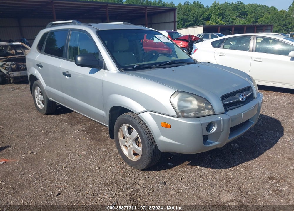 2007 HYUNDAI TUCSON GLS VIN: KM8JM12B27U515397