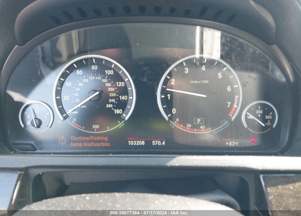 2012 BMW 750I XDRIVE VIN: WBAKC6C54CC395732