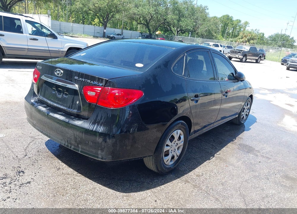 2010 HYUNDAI ELANTRA BLUE VIN: KMHDU4AD9AU111182