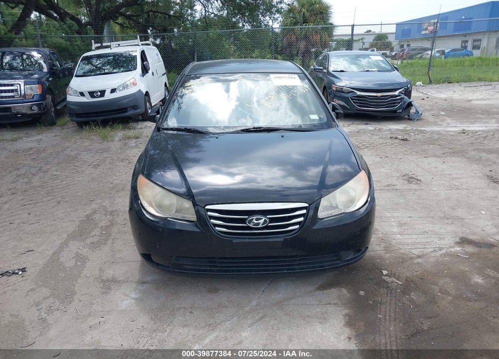 2010 HYUNDAI ELANTRA BLUE VIN: KMHDU4AD9AU111182