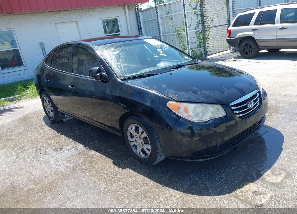 2010 HYUNDAI ELANTRA BLUE VIN: KMHDU4AD9AU111182